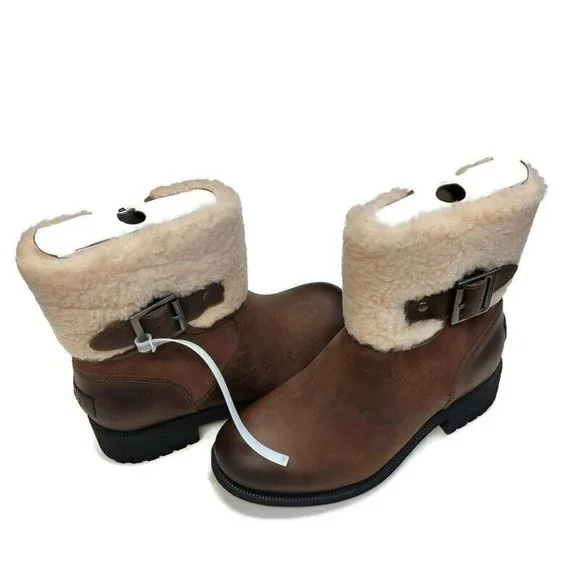 UGG Elings Fashion Waterproof Boots Womens Size 5 El Cap Brown 1112620 - Picture 8 of 8